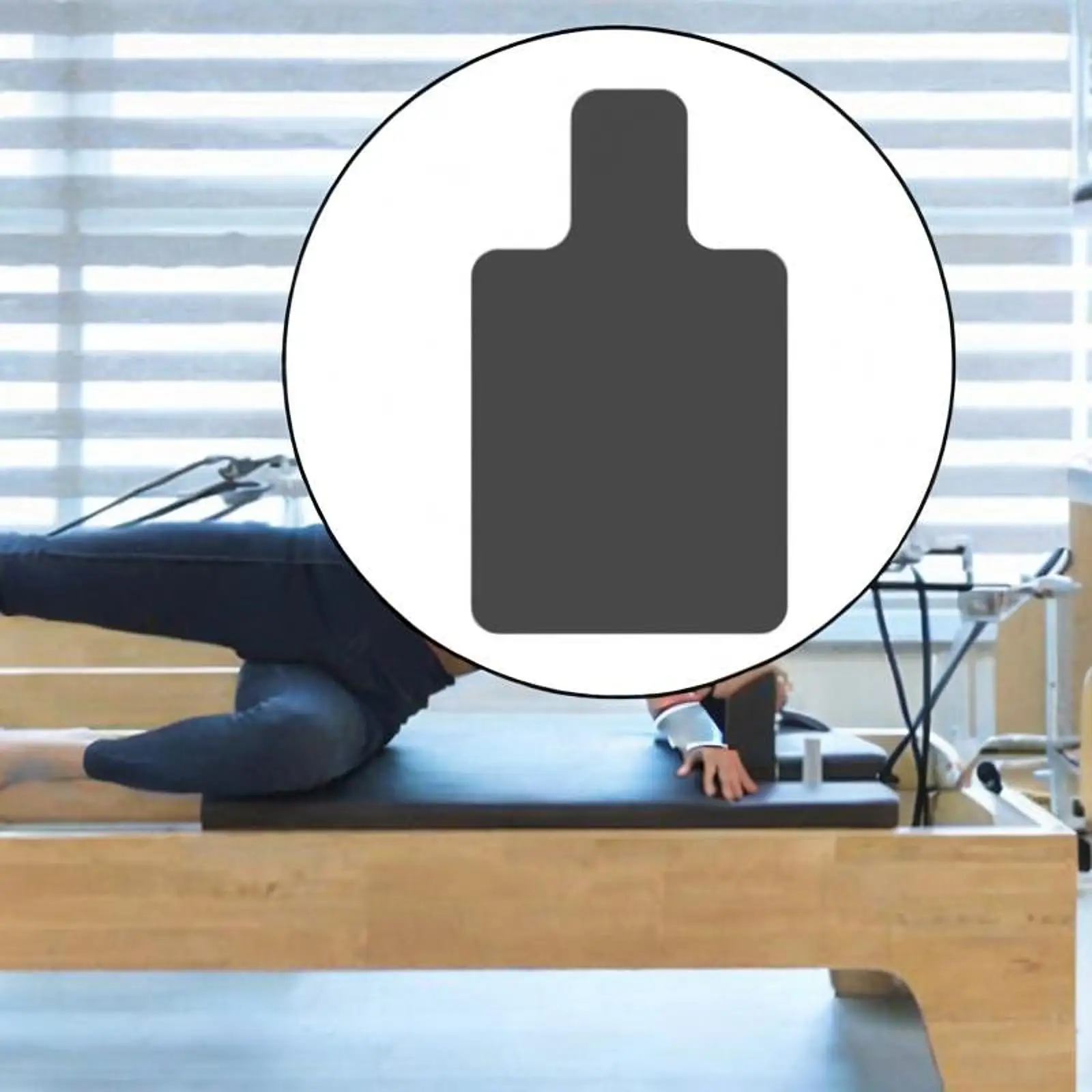 Pilates Reformer Mat Rubber Non Slip Cover Pilates Pad Meditation Mat Machine Towel for Workout Home Gym Training