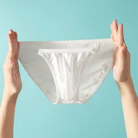 Sous-vêtements sexy pour hommes, ultra-fins, respirants, doux, culottes à taille basse, slip U Convex Cuecas 5