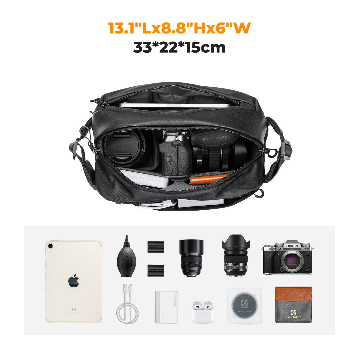 Camera Shoulder Bag K&F Concept 10L 2