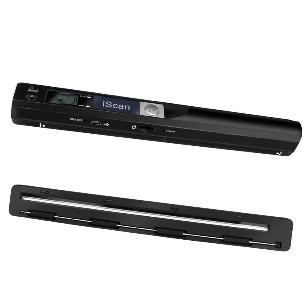 

Top Portable New Creative Handheld Mobile Portable A4 Document Scanner 900 DPI USB 2.0 LCD Display Support JPG / PDF Format