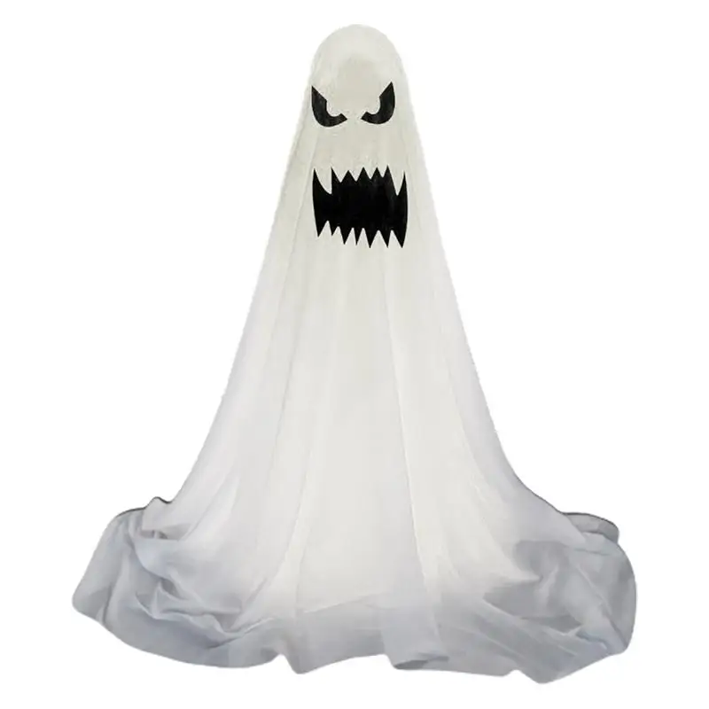 

Подставка для Хэллоуина, белый призрак, праздничный дисплей, призрак-жука, украшение на Хэллоуин, украшение-качели, стоячий призрак