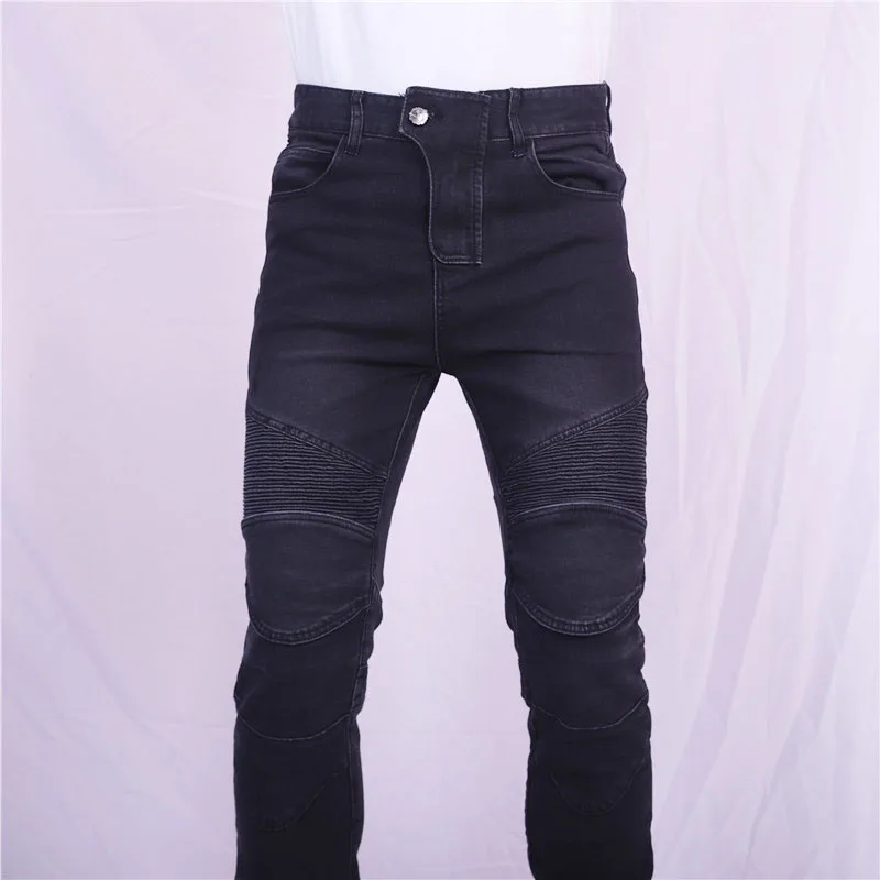 사계절용 고품질 원단 남성용 오토바이 청바지 보호 기능 모토크로스 바지 기어 옵션 드라이버 바지