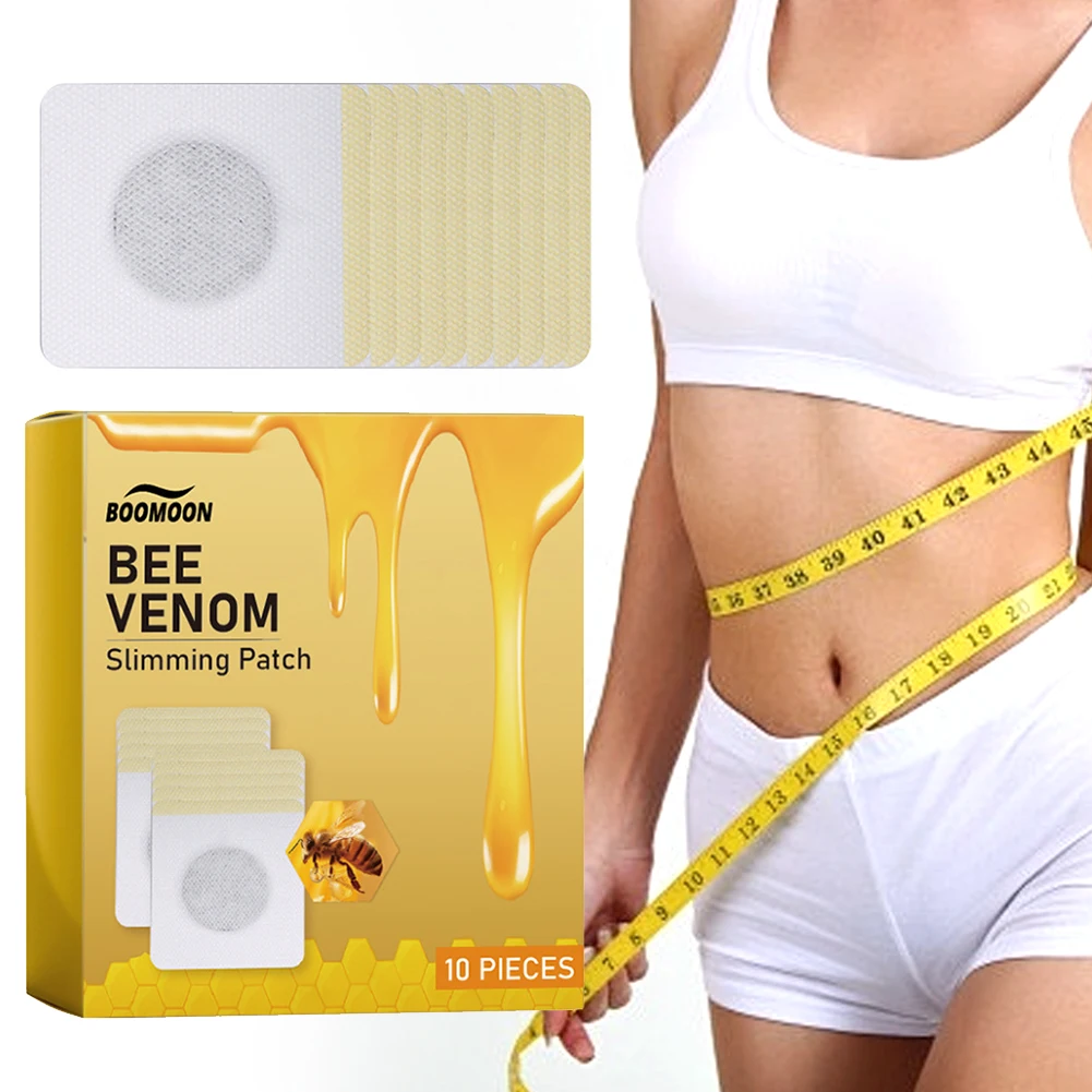 Bee Venom Patches Fast Burning Fat Bee Venom Slimming Patch Improve Stomach Lose Weight Detox Sticker 30Pcs