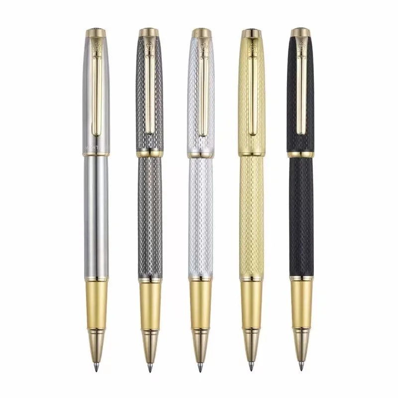 Montagut Business Golden Barrel & Golden Trim Iridium Roller Ball Pen Writing Gift Pen with Gift Box