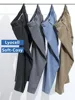 Ultra Thin Baggy Jeans Men's Summer New in Lyocell Soft Breathable Straight Trousers Elastic Waist Casual Blue Gray Wide Pants 2
