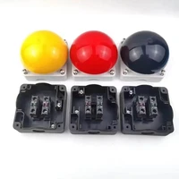 Pedal Switch IP67 Watproof Responder Switch AC/DC Emergency Stop Button Handle Foot Push Self Reset Locked NO/NC Start Contactor 6