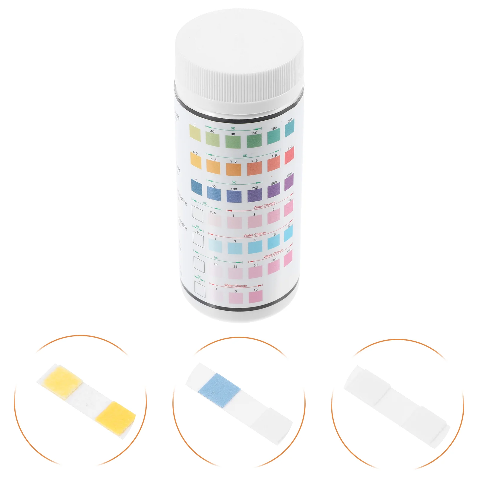 Water Quality Testing Reagents Fish Bowl Aquarium Kit Tank Plastic Testers Strips Tool for