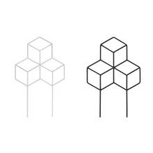 

Garden Metal Trellis, Lattice-Shaped Plant Trellis for DIY Potted Climbing Plants Support, Flower Vegetable Vine