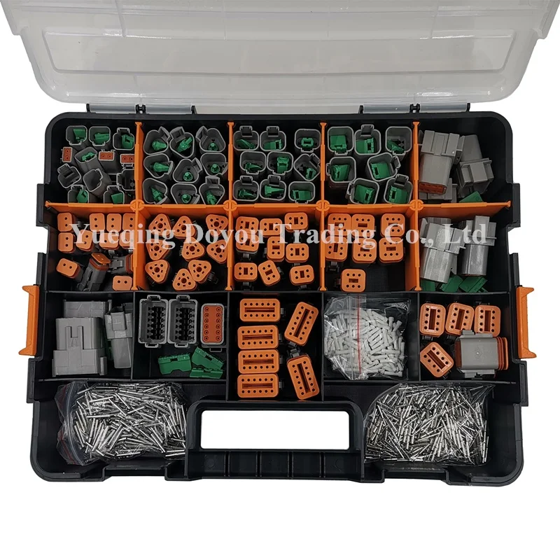 

680 pcs Deustch DT automotive connectors full Kit Stamped Contacts plug case