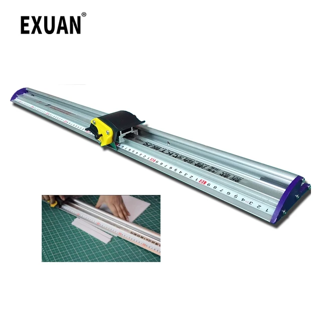 Manual Sliding KT Board Trimmer PET Cutter With Ruler Cutting.