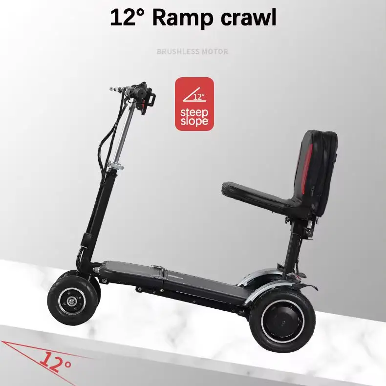 Lightweight Foldable Portable 36v 4Ah Lithium Battery Scooter Aluminum Alloy Adult Electric Scooter 5