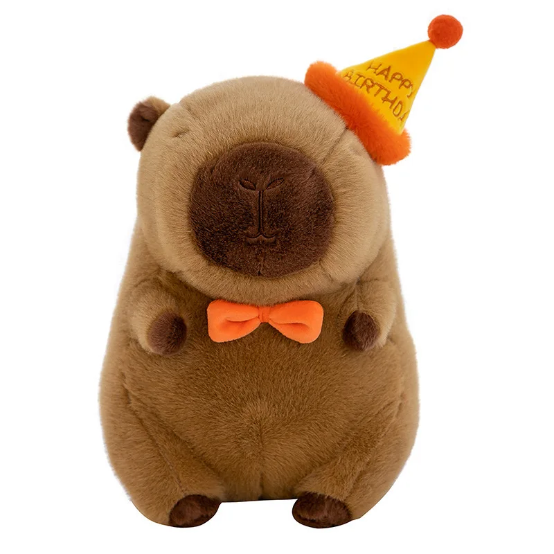 Capybara Plush Doll Anime Fluffty Toy Kawaii Plushie Birthday Doll Gift For Girl Friend Soft Stuffed Animals