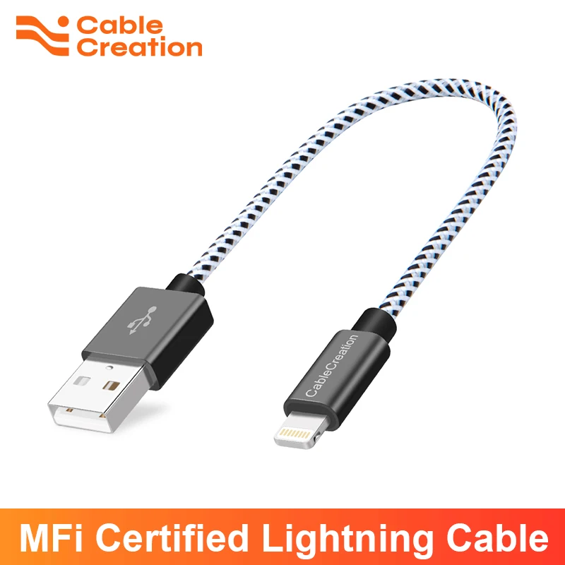 

CableCreation Lightning Cable MFi Certified Charging Data Sync USB Cable for iPhone 13 12 11 Pro Max Xs X 8 Plus iPad Pro