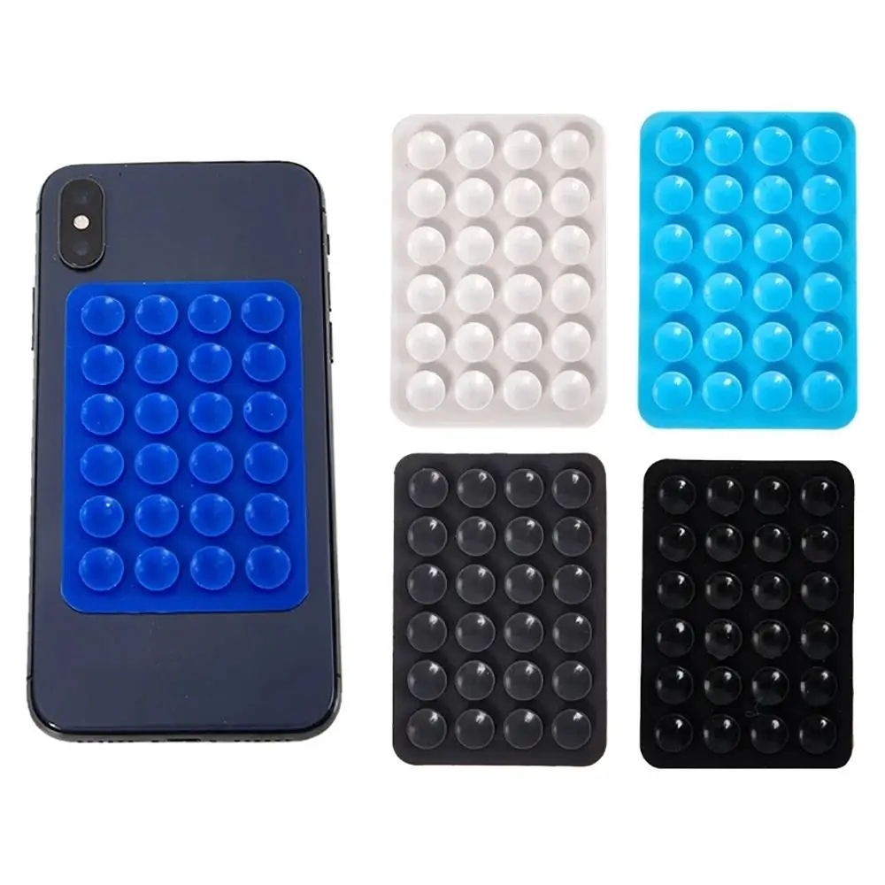 Adhesive Silicone Suction Pad Multifunction Suction Cup Bracket Mobile Phone Fixed Pad Durable 24Square Suction Cups 1