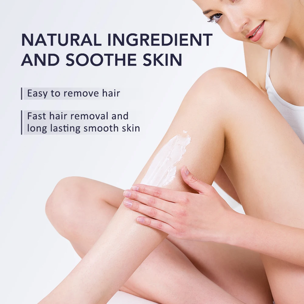 Hair Removal Cream Painless Permanent Inhibitor For Men Women_voghion.com