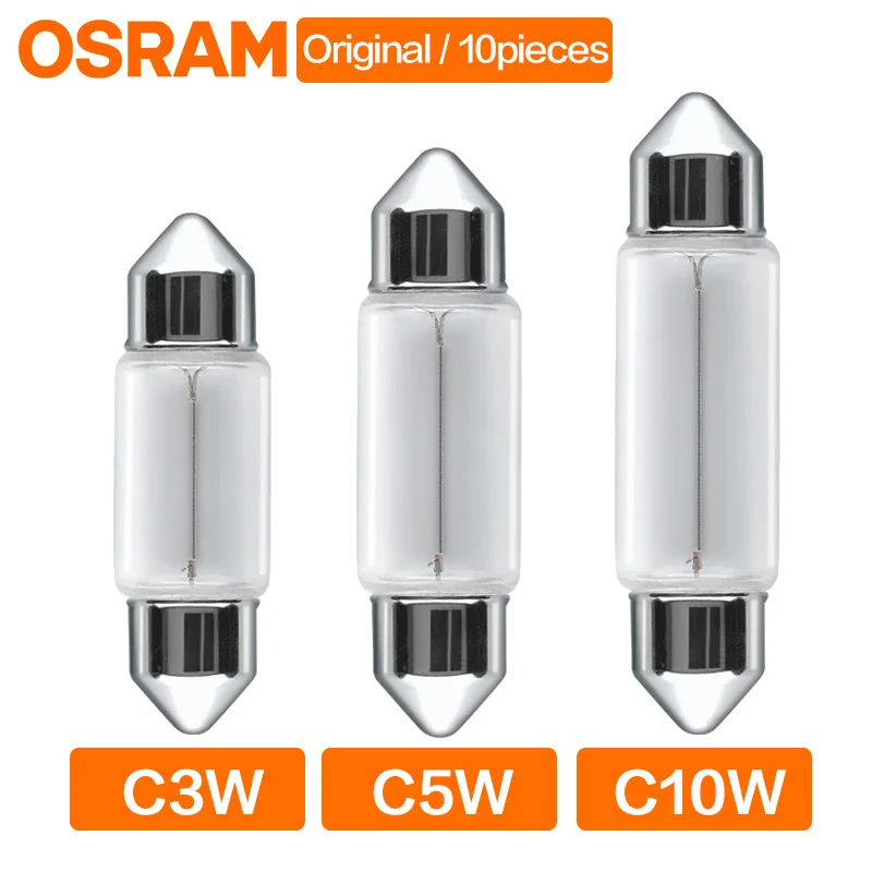 

Автомобильная сигнальная лампа C3W C5W C10W 12V SV7-8 6411 64238 6428 6418 галогенная лампа для чтения
