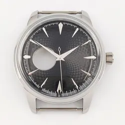 Elegant 40mm Stainless Steel Cocktail Watch Case with Dial (3)