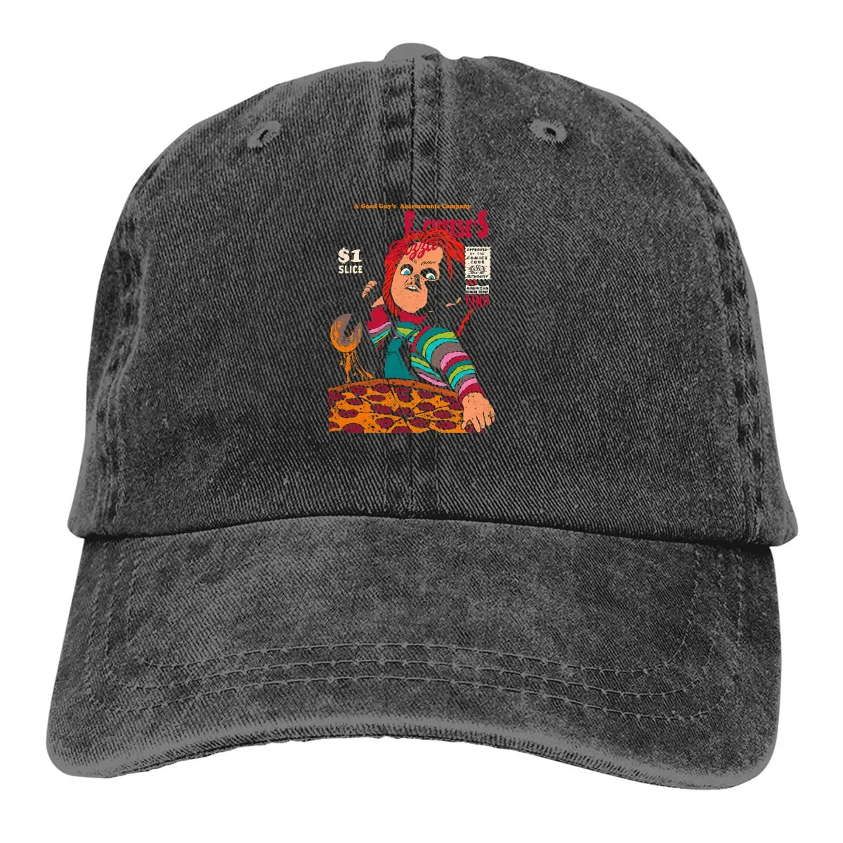 

Chucky's Pizza Classic Baseball Cap Men Hats Women Visor Protection Snapback Scary Horror Lover Caps