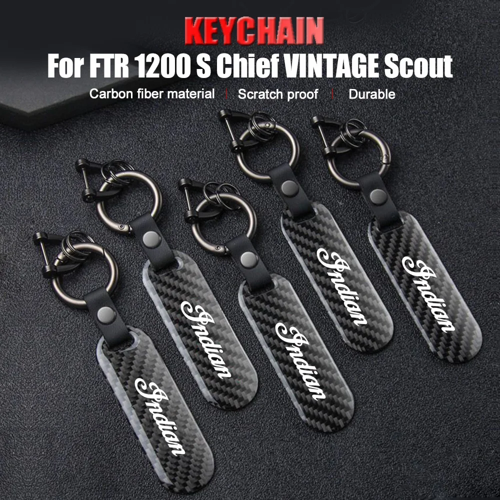 

Motorcycle Key Chain Key Ring Keychain Keyring Key Pendant Accessories For Indian FTR1200 S Carbon Rally Chief VINTAGE Scout