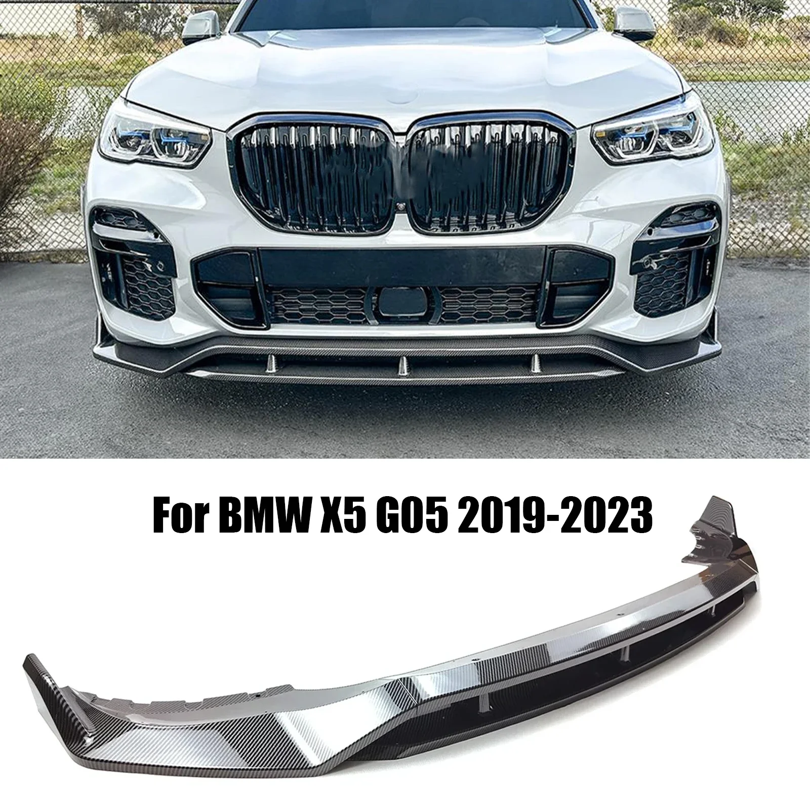 Car Front Bumper Splitter Spoiler Lip Guard Protector For 2019-2022 BMW ...
