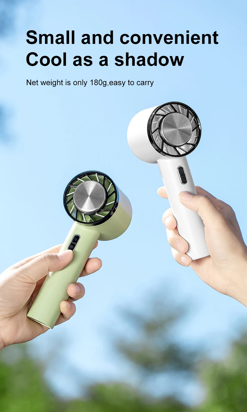 Mini portátil Handheld Air Cooler, Ventilador de