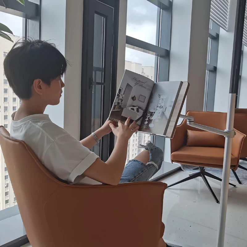 suporte escritório notebook bandeja livro tablet altura ajustar