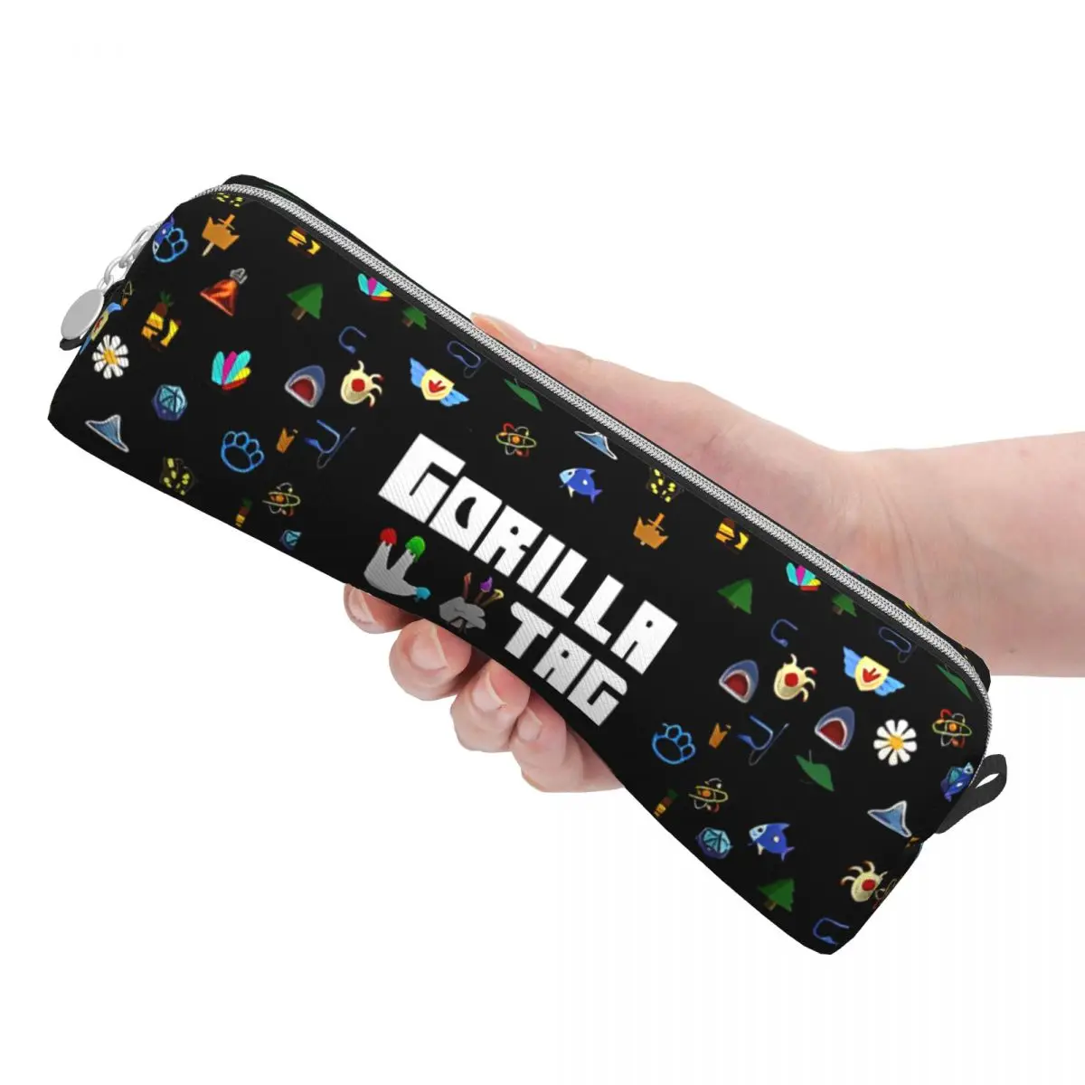 Fun Gorilla Tag VR Gamer Gaming Pencil Case Hot Games Pencilcases Pen for Girls Boys Big Capacity Bags Students School Zipper