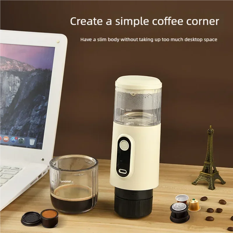 Xiaomi Youpin Coffee Machine Wireless Small Portable Coffee Grinder Electric Concentrated Capsules Machine For Home Outdoor New