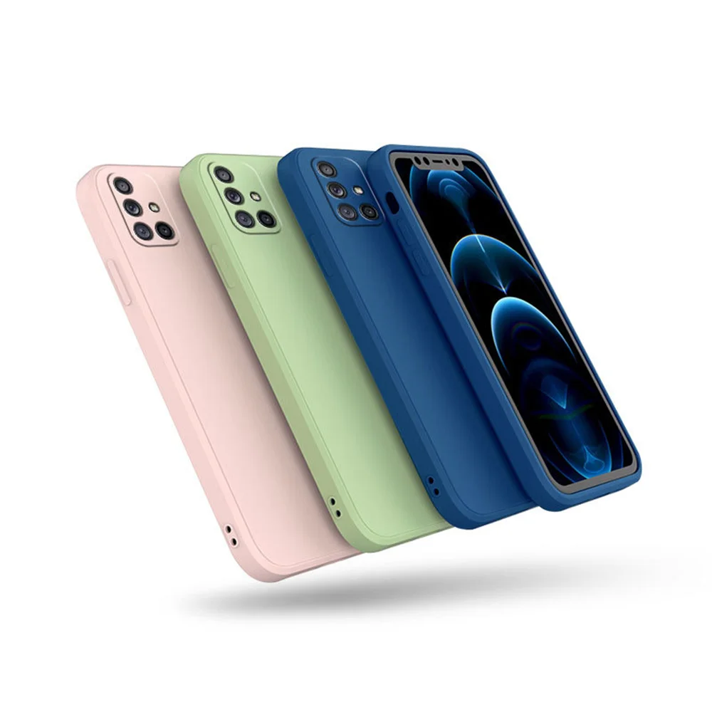 Liquid Silicone Soft Back Phone Case - Enhanced Protection and Sleek Design