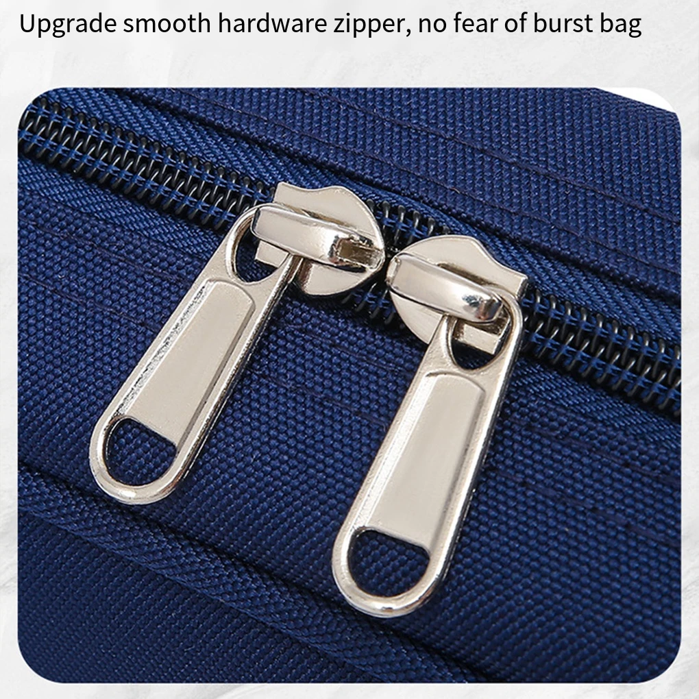 Pool cue bag zipper and stitching