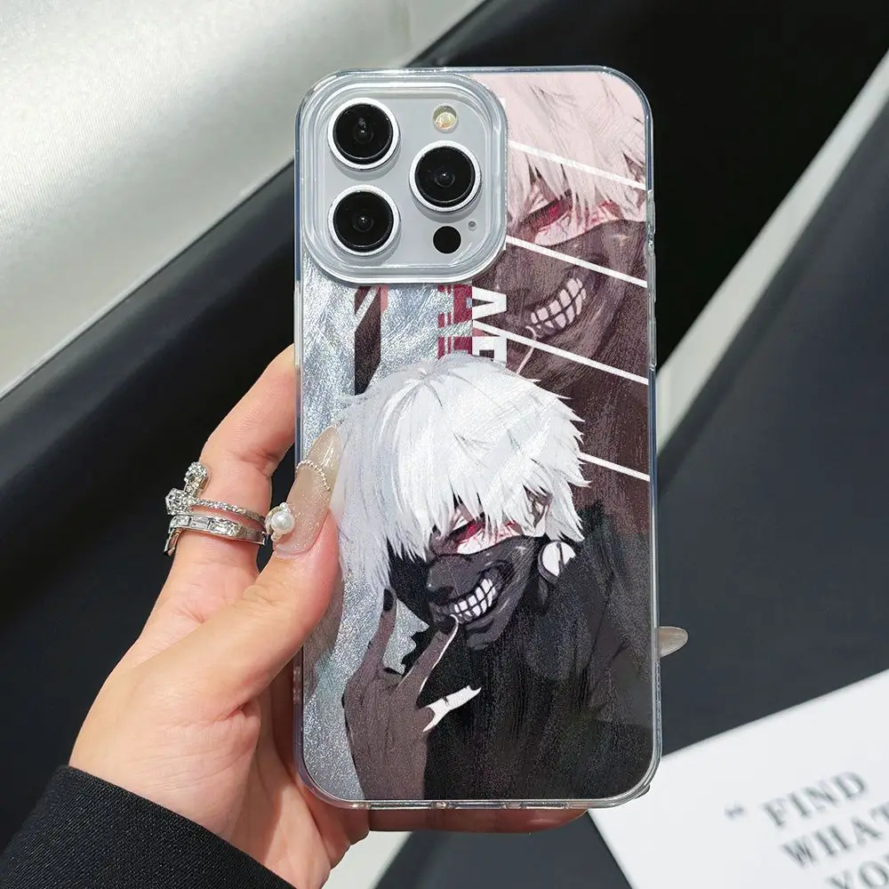 Anime Tokyo Ghoul Feather Texture Hard Phone Case