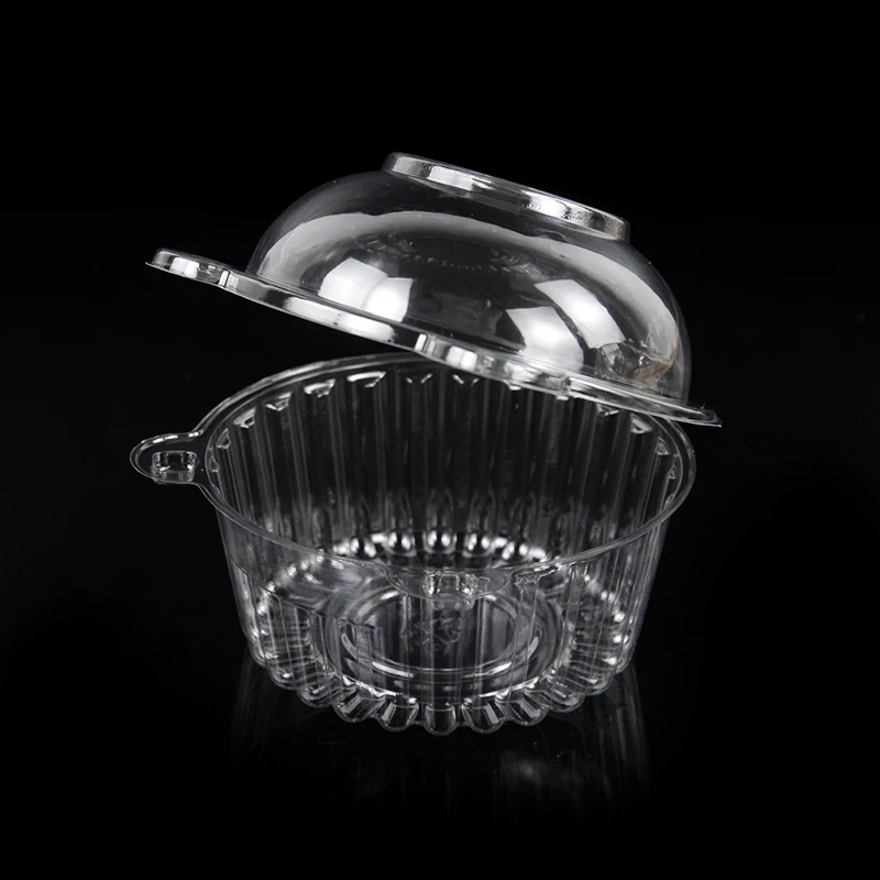 100pcs Clear Cupcake Boxes with Lids, Dessert and Cake Slice Holders, Muffin and Bakery... - SKU CCBL1059 - UGI Packaging