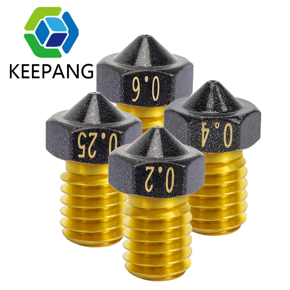 

5 шт., латунная насадка для экструдера PLA, 1,75 мм