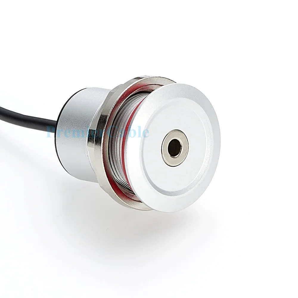 Enhanced Flush Mount Audio Extension Cable, Male to Female 3.5mm Stereo Connector