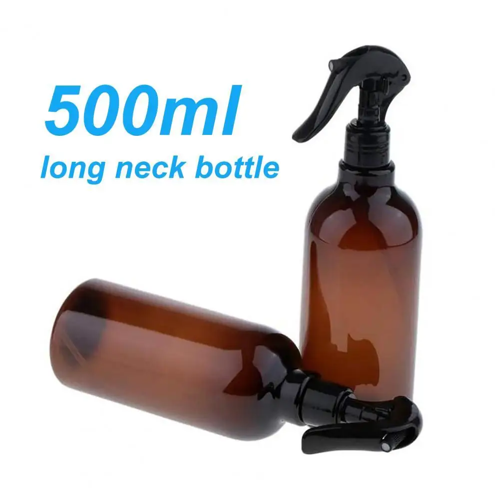 4 Pack 500ml Amber Glass Spray Bottle with Trigger Sprayer for Essential  Oils Cleaning Aromatherapy 16 Oz Empty Refillable Brown