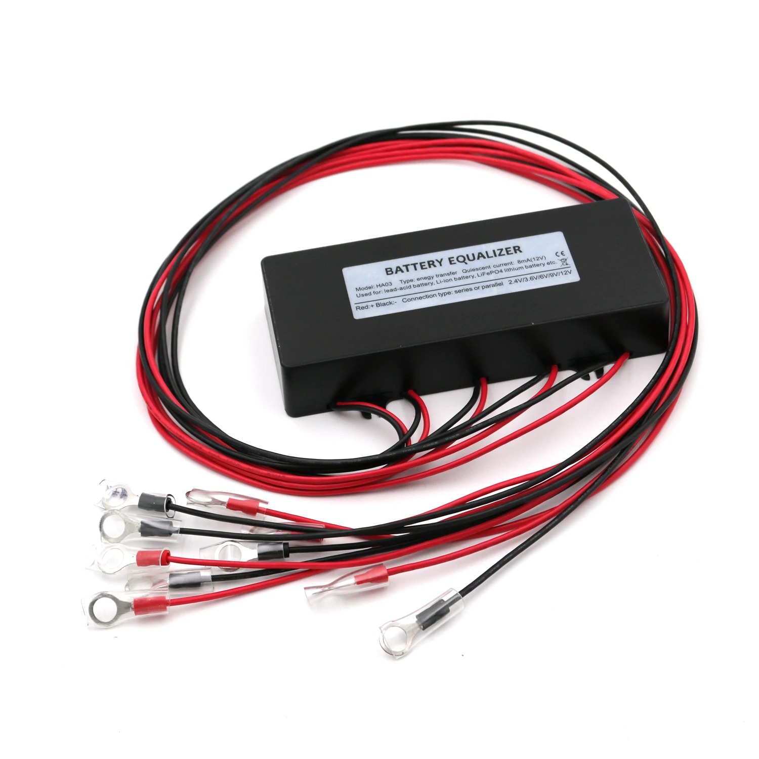 Battery Equalizer Touch Switch 5X 12V Batteries 10A 60V Current Active Voltage Balancer Li li-ion Lead Acid