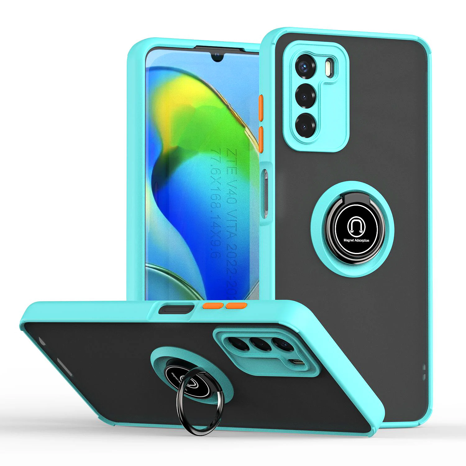 Universal Motorola Ring Case Holder Stand - Hard Protective PC Cover