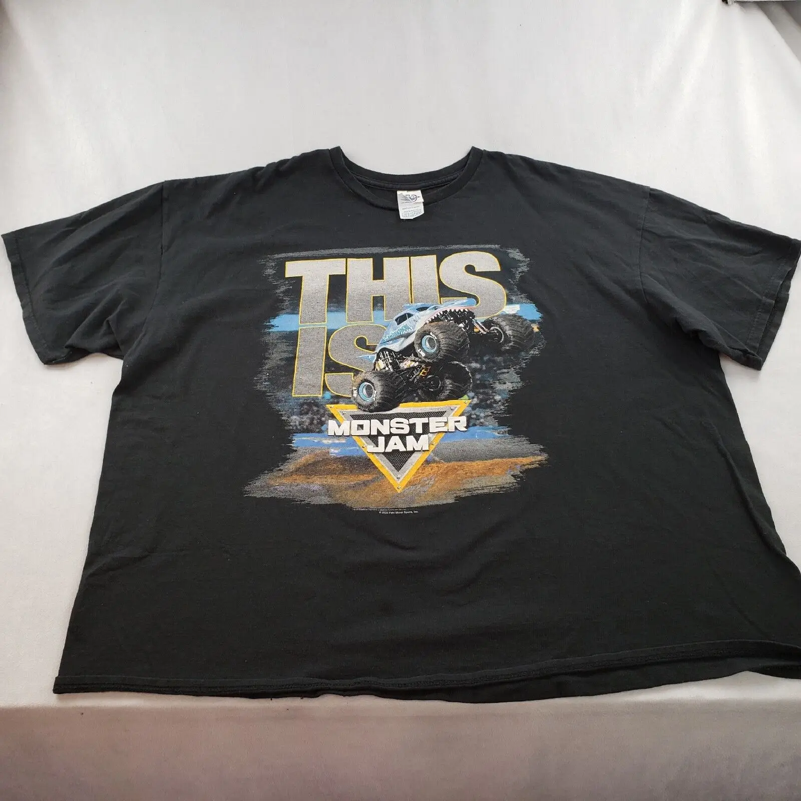 Questo È Monster Jam Megalodon Truck T Shirt Black Pro Weight Cotton Men 3Xl