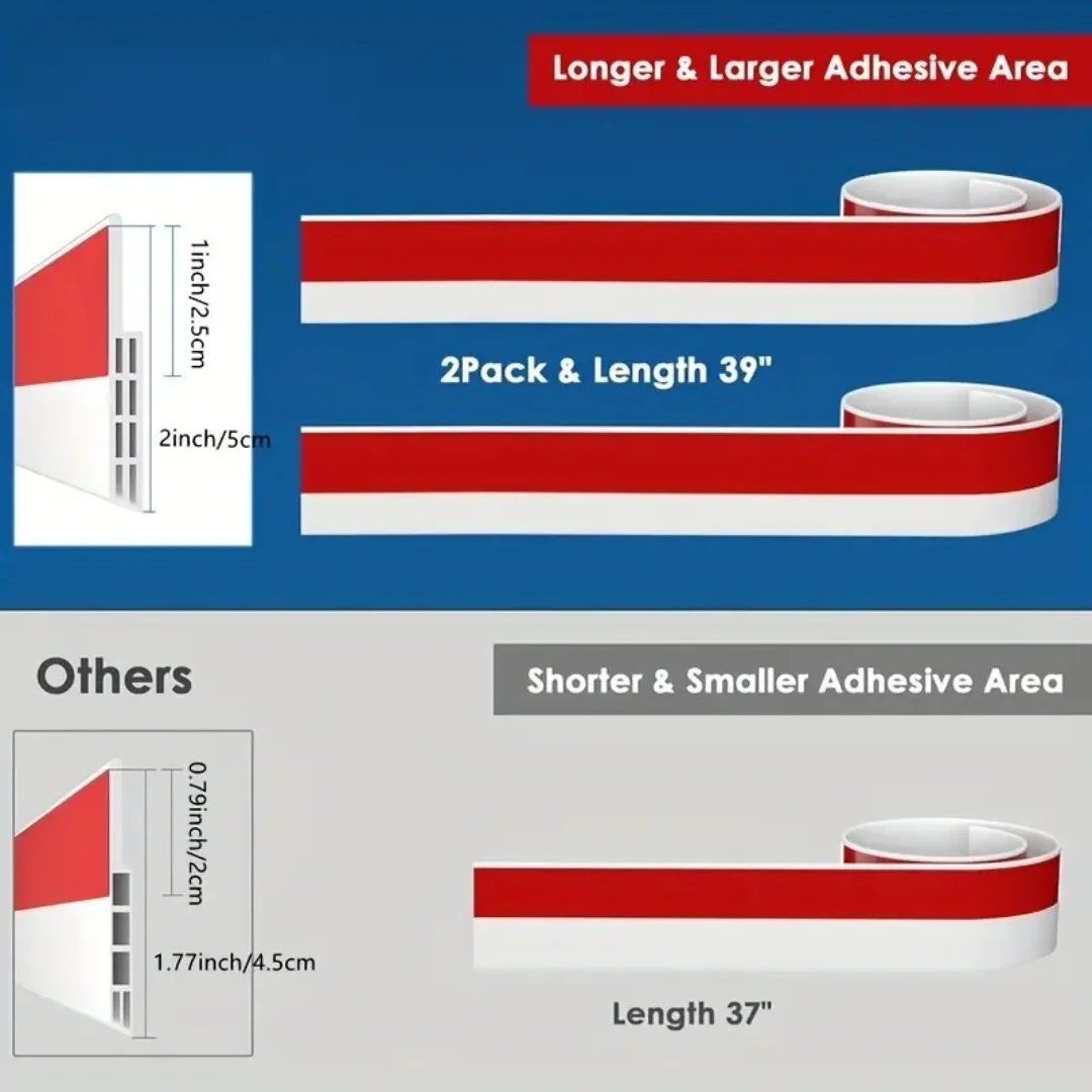 Door Draft Stopper Door Sweep 1pc For Doors