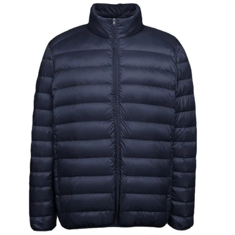 Matt Fabric Winter Men's Down Jacket Ultra Light   Men Windbreaker Feather  Man Lightweight Portable Warm Coat