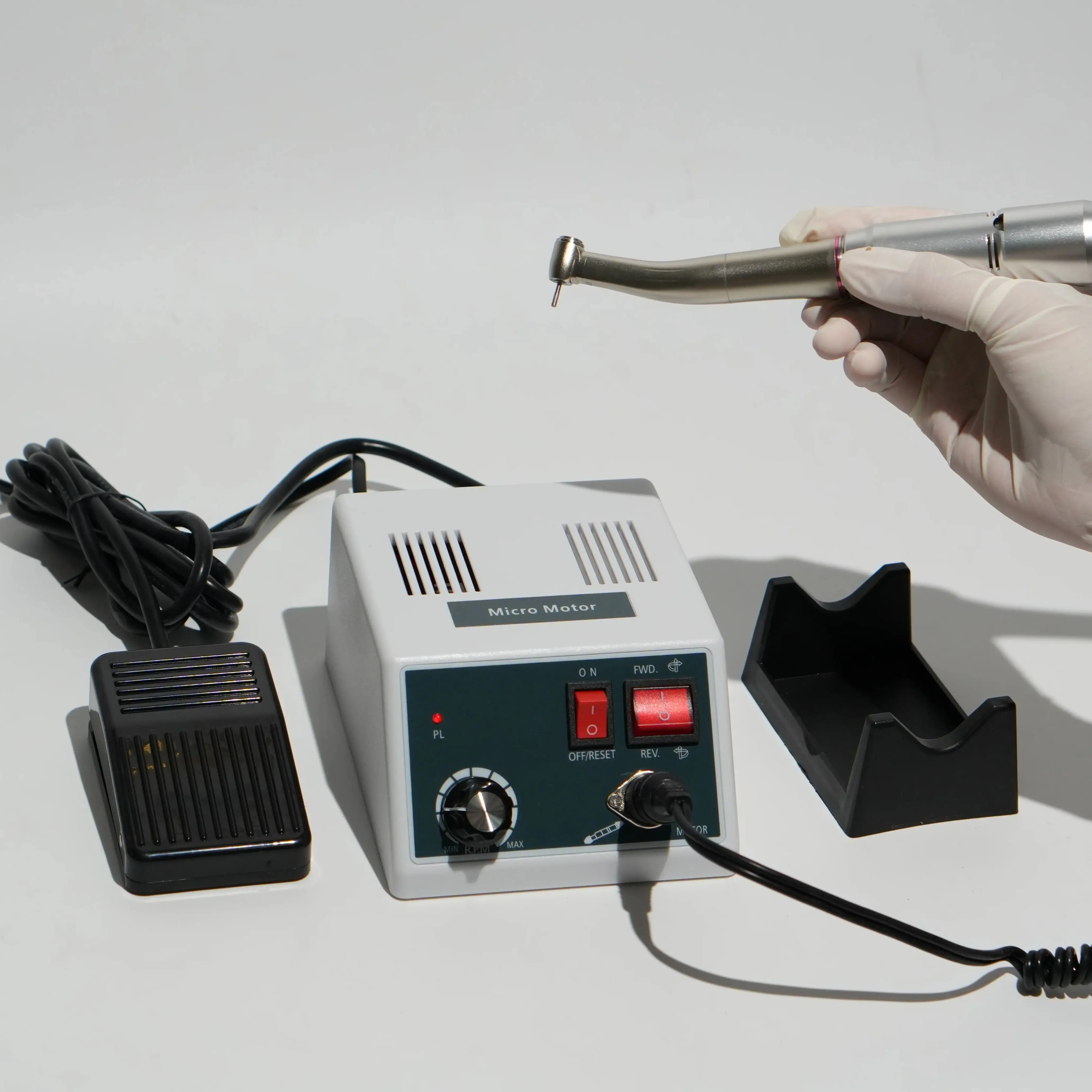 Dental 35000 U/min Labor Elektrische Mikromotor Polieren Griff Motor Für Nagel Bohrer Elektrische Polieren Kits