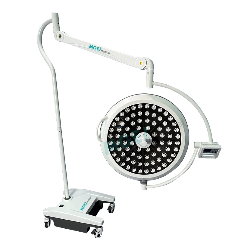 

MGE-SL1C MEDIGE Medical Led Operation Light Shadowless Lamp Double Head Surgical Operating Lamp Portable Operating Room Light