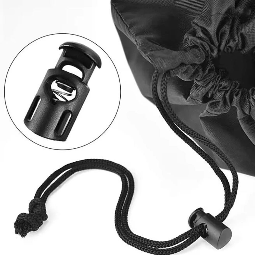 10pcs Plastic Stopper Cord Lock Bean Toggle Clip Apparel Shoelace Sportswear Rope Paracord Lanyard Accessories Colorful