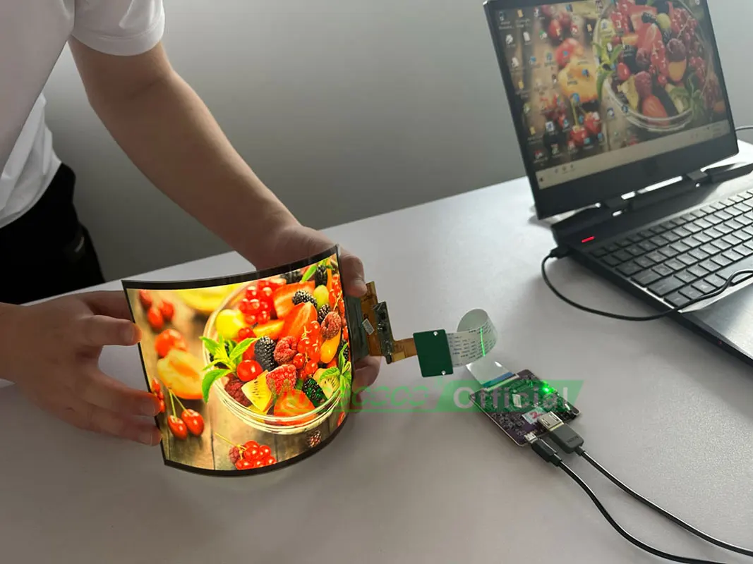 Wisecoco-曲面ディスプレイ,8インチの静電容量式タッチ