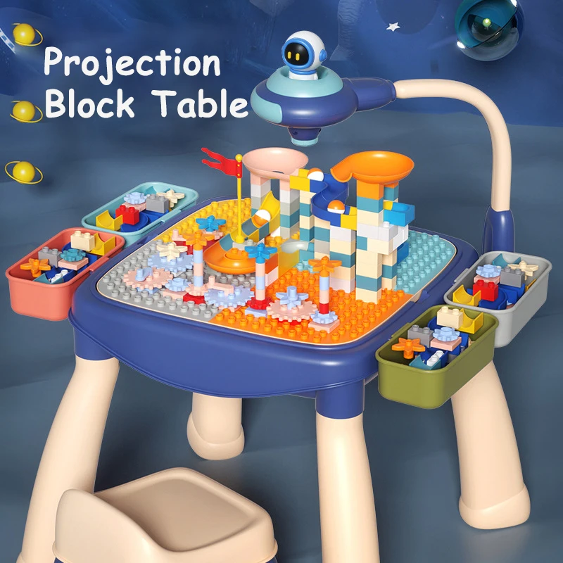 LedProjectorDrawingTableBuildingBlockTableMultipurposeLightToy