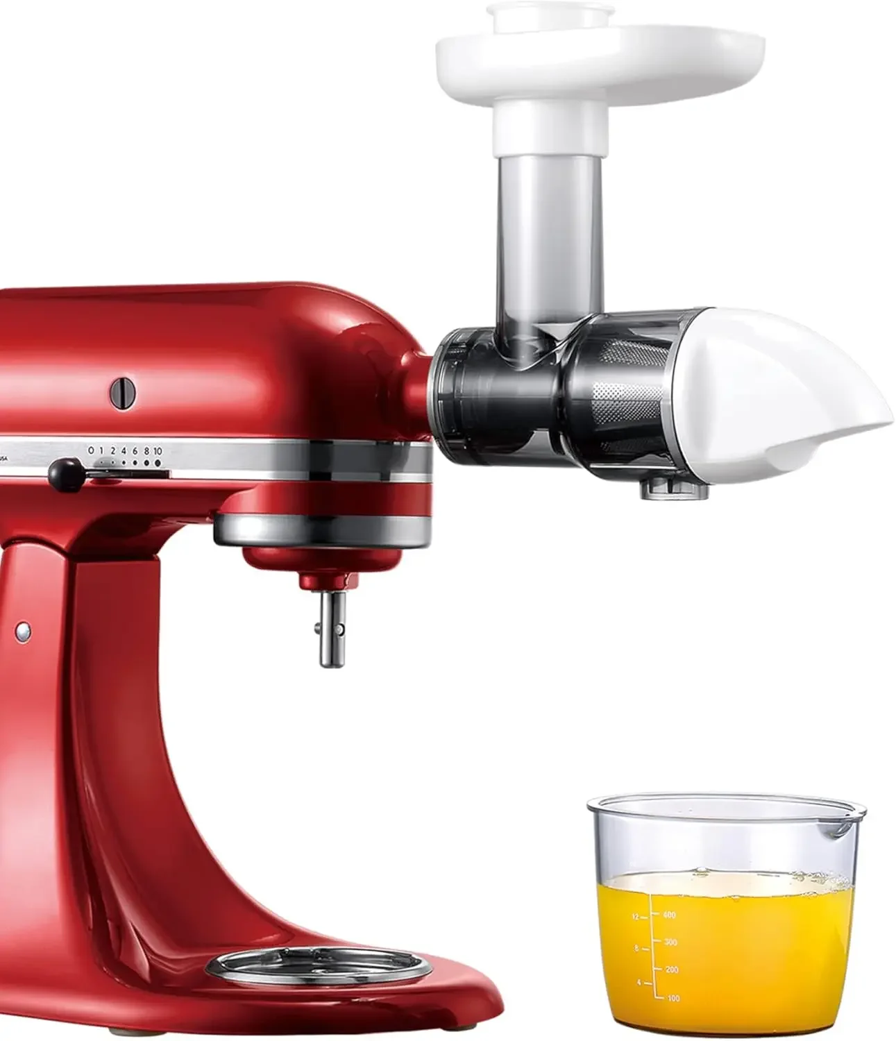 For all KitchenAid Stand Mixe Masticating Juicer Attachment White(Machine/Mixer Not Included)