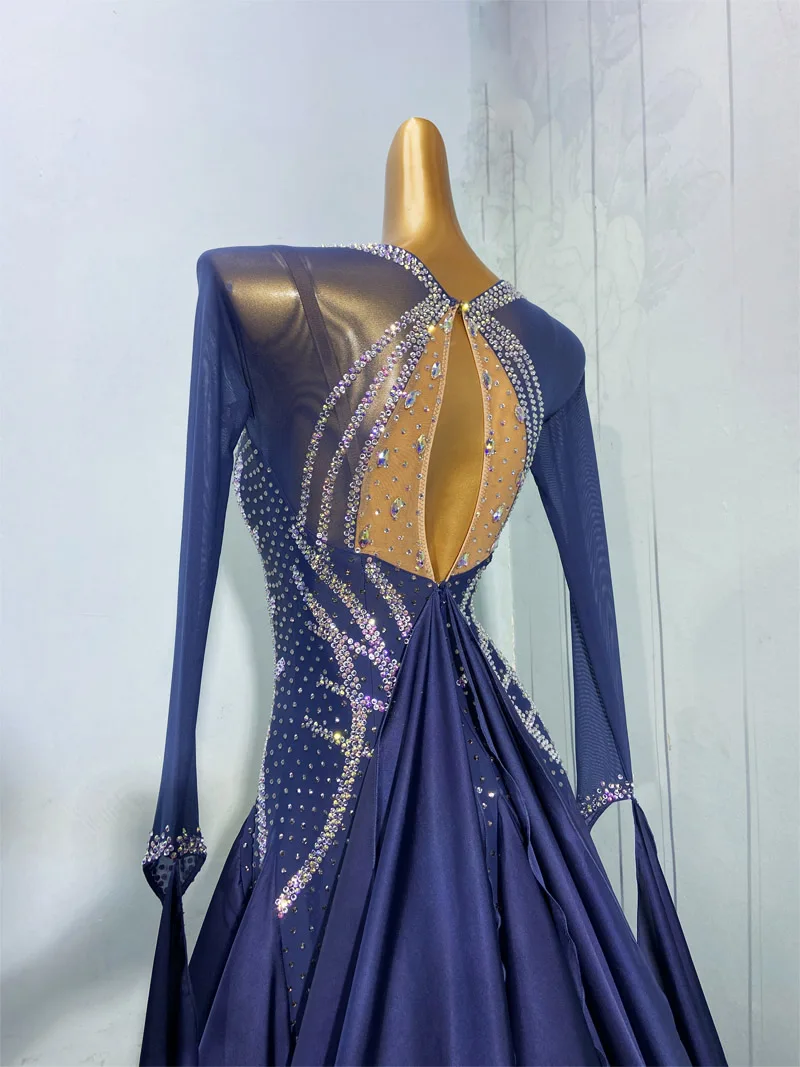 Girl Dance Costume Children Costumes Ballroom Dance Competition Dresses Standard Social Modern Dresses