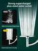 6 inch pressurised shower head shower bath bath household bathroom bath shower head handheld overhead spray with hose 5