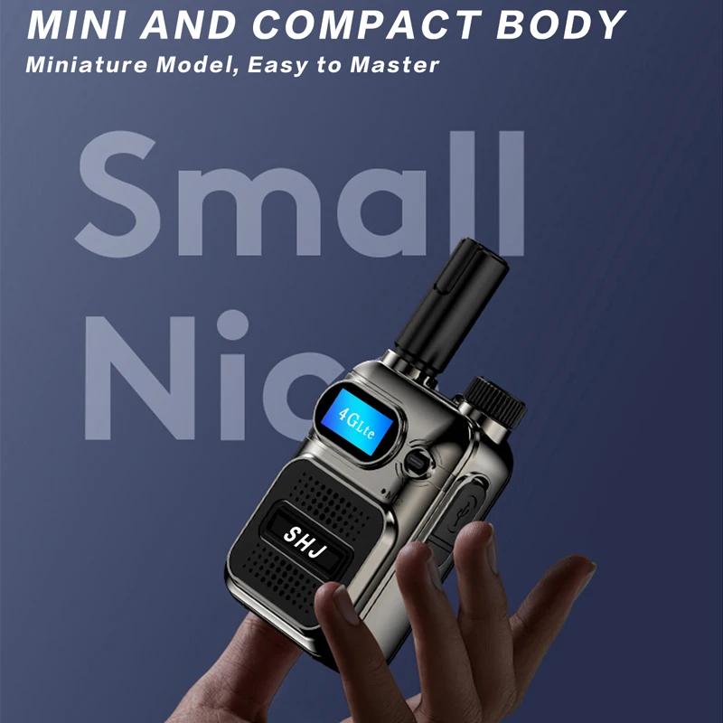 SHJ 4G PoC Radios with 2 Additional Yearly Sim Cards- Ultimate Communication Solution for Businesses and Teams walkie-Talkie Dur 4