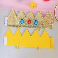 Peach Cosplay Princess Crown Headband Custome Photography Props Girls Halloween Carnival Party Role Suit Headwear Accessories 3